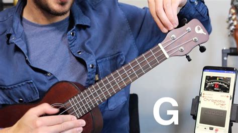 Match the G string with the E string held at the 3rd fret. . How to tune a ukulele youtube